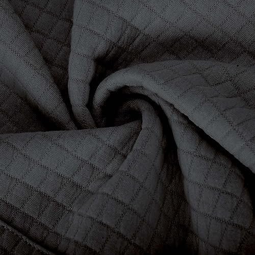 Ceboyel Women Waffle Knit Cute Hoodies Drawstring Pullover Sweatshirts Fashion Casual Sweaters Comfy Fall Clothes Outfits