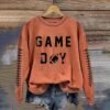 51za4QFetYL._AC_.jpg Football Sweatshirts For Women Lightweight Game Day Shirts Long Sleeve Fall Sweatshirts 2024 Crewneck Outfits Tops